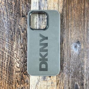 DKNY Logo iPhone 15 Pro Phone Case-Drop Protection-Easy Snap On-MagSafe